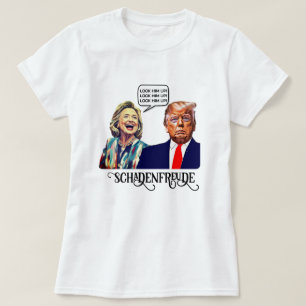 T-shirt Hillary Dit Amusante Verrouiller Trump vers Schade