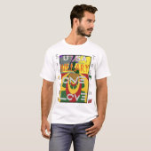 T-shirt Hillary Etats-Unis plus forte votent ensemble un (Devant entier)