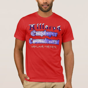 T-shirt Hillary USA vote présidente Engagement de l'employ