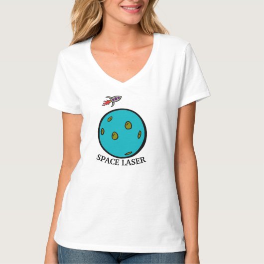 T-shirt Hillary's Revenge, Space Laser, (Devant)