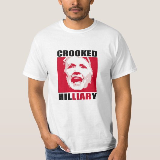 T-shirt HILLIARY TORDU - - Anti-Hillary - (Devant)
