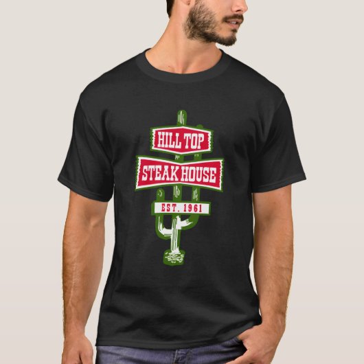 T-shirt Hilltop Steakhouse (Devant)