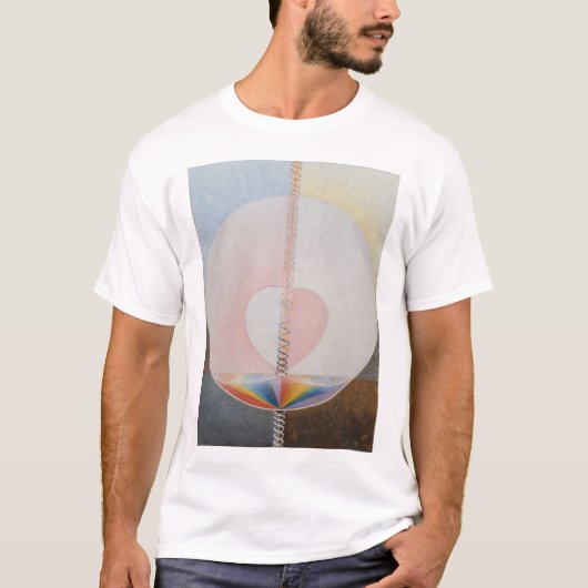T-shirt Hilma Af Klint, La Dove No.25, Art Abstrait (Devant)