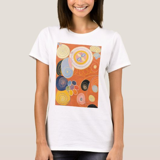 T-shirt Hilma Af Klint, Le Dix Plus Grand No3, Art Abstrai (Devant)