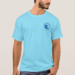T-shirt Hilton Head Blue Ocean Wave Circle Design