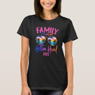 T-shirt Hilton Head Carolina 2023 Lunettes de soleil Thème