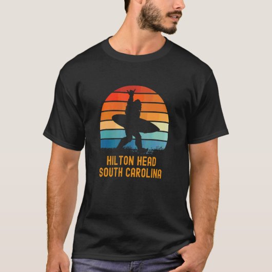 T-shirt Hilton Head South Carolina Sasquatch Souvenir 1 (Devant)