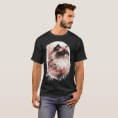 T-shirt Himalayan Cat Cherry Blossom Japanese Sakura (Devant entier)