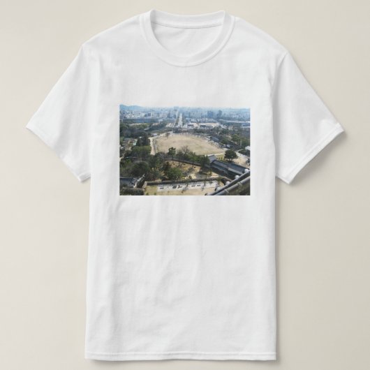 T-shirt Himeji, Japon (Vue du château haut) (Design devant)