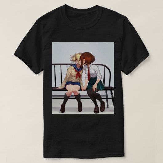 T-shirt Himiko Toga et Ochako Uraraka (Design devant)