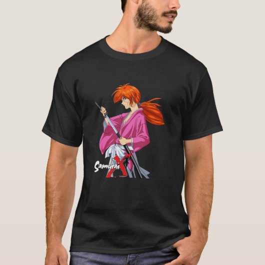 T-shirt Himura Kenshin Battousai Samurai X (Devant)