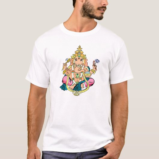 T-SHIRT HINDU : GANESH (GANESHA) CHATURTHI (Devant)