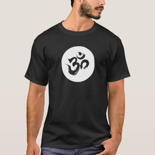 T-shirt Hindu Om Aum Symbol Yoga (Devant)