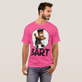 T-shirt Hip hop Bart Baseball Tee (Devant entier)