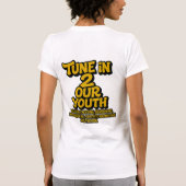 T-shirt Hip hop bleu (Dos)