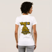 T-shirt Hip hop bleu (Dos entier)
