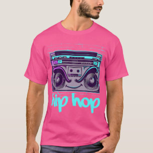 T-shirt Hip hop Cassette Recorder Rapper Music Hiphop 90S
