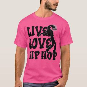 T-shirt Hip hop Chemise femmes percée filles Hiphop Danc