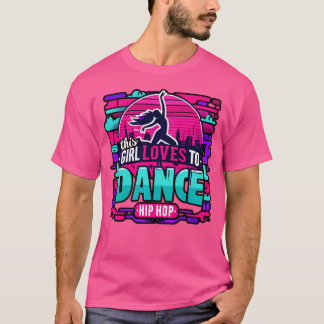 T-shirt Hip hop Chemise femmes percée filles Hiphop Danc