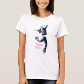 T-shirt hip hop cool danseuse (Devant)