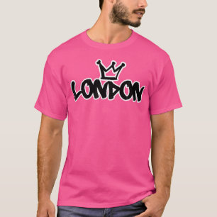 T-shirt Hip hop de graffitis de Londres