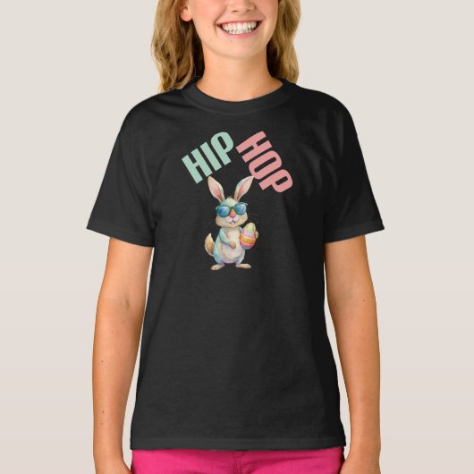 T-shirt Hip Hop Easter Bunny  (Devant)