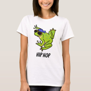 T-shirt Hip hop Funny Hopping Frog Pun