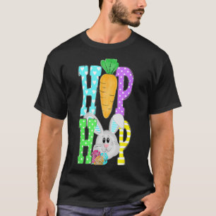 T-shirt Hip hop hippity lapin de Pâques drôle graphique Hi