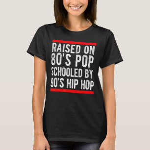 T-shirt Hip hop Hommes Femmes Garçons Vieux-école 90s Musi