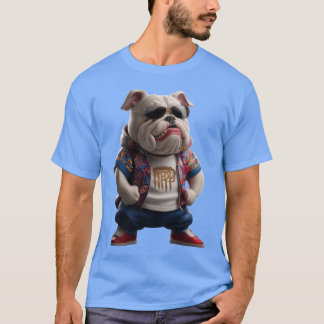 T-shirt Hip Hop Inspired Cartoon Character in 3d Cute bul
