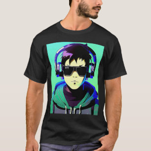T-shirt hip hop lo fi ambiance chillhop battements relaxan