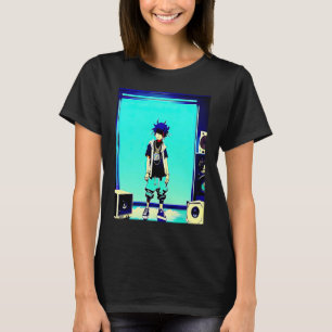 T-shirt Hip-hop lo fi chillhop battements calmes esthétiqu
