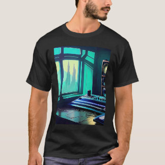 T-shirt Hip hop lo fi chillhop battements chill esthétique