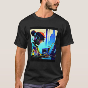 T-shirt hip hop lo fi chillhop battements chill esthétique