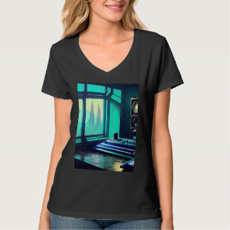 T-shirt Hip hop lo fi chillhop battements chill esthétique