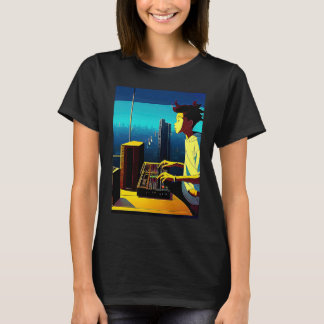 T-shirt Hip hop lo fi chillhop battements chill esthétique