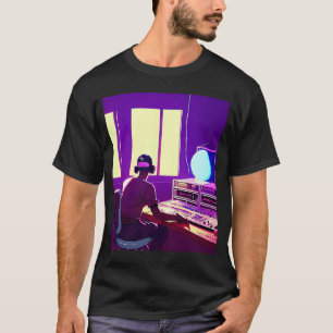 T-shirt hip hop lo fi chillhop battements chill studio est
