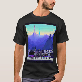 T-shirt hip hop lo fi chillhop battements de détente ambia