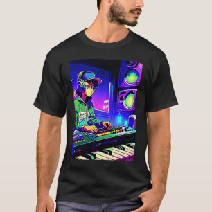 T-shirt hip hop lo fi chillhop rythmes chill esthétique 2