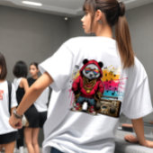T-shirt Hip hop Panda Groove : Hip hop