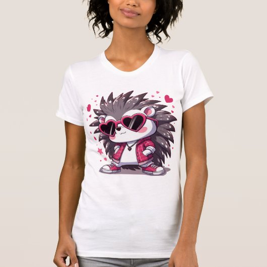 T-shirt Hip hop Porcupine (Devant)
