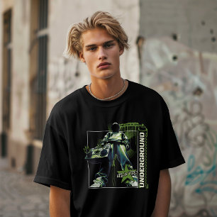 T-shirt Hip-Hop Streetwear – Graffiti Boombox Urbain