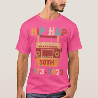 T-shirt Hip hop vintage 50 Ans Rétro 50E Anniversaire Ce