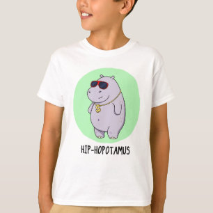 T-shirt Hip-Hopotamus Funny Hippo Pun