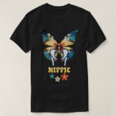 T-shirt Hip Joint Remplacement Hippie Papillon Retro 60s 7 (Design devant)