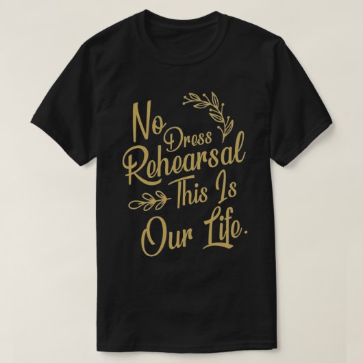 T-shirt Hip Tragique - Pas De Répétition De Robe C'Est Not (Design devant)