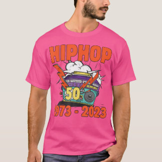 T-shirt Hiphop 50 Years Old Funny Hip-Hop Lover