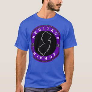 T-shirt HipHop Argent et Noir