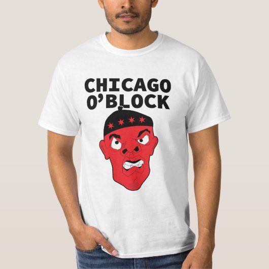 T-shirt Hiphop de Chicago O'Block (Devant)