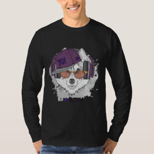 T-shirt Hiphop Husky aime la musique
